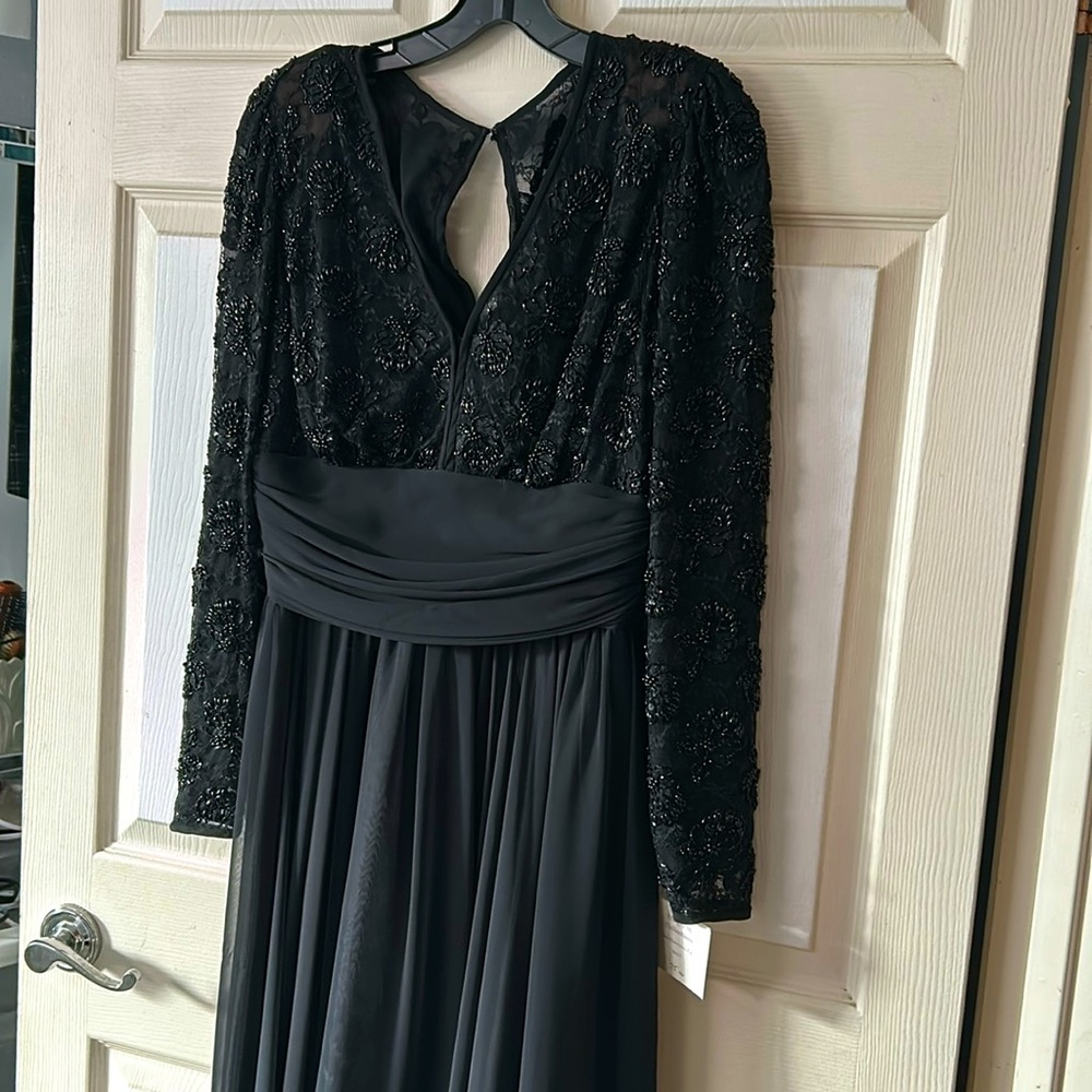Beaded lace floral top dress. Dressy and elegant
